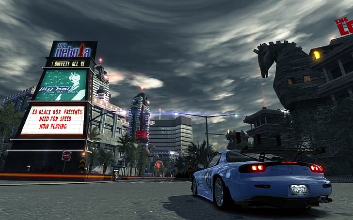 Need for Speed: World, Mazda RX-7, car, vehicle, video games