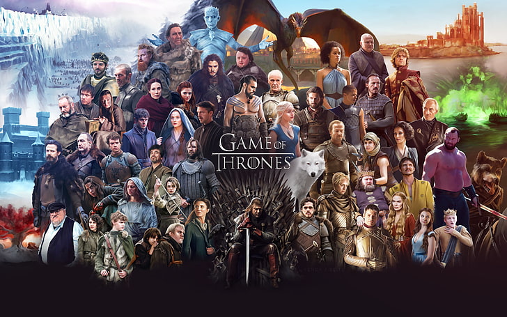game of thrones, tv shows, crowd, large group of people, real people, HD wallpaper