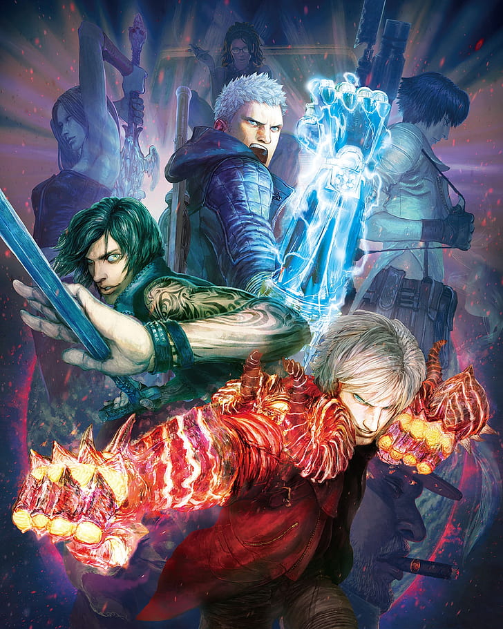 Hd Wallpaper Devil May Cry Devil May Cry 5 Dante Devil May Cry Nero Devil May Cry Wallpaper Flare