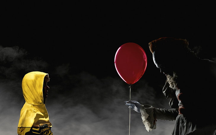 red balloon, Movie, It (2017), Clown, Horror, Pennywise (It)