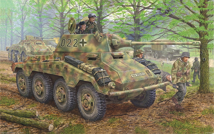 combat tank, art, can, yourself, it, The second world war, armored car