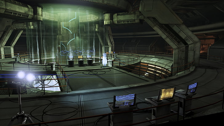 Mass Effect, science fiction, Mass Effect 3, indoors, architecture, HD wallpaper