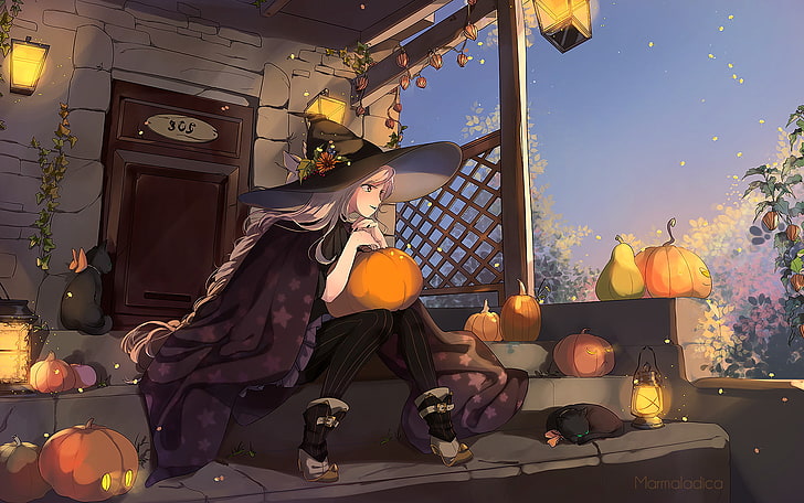 Những hình ảnh Anime Halloween đẹp