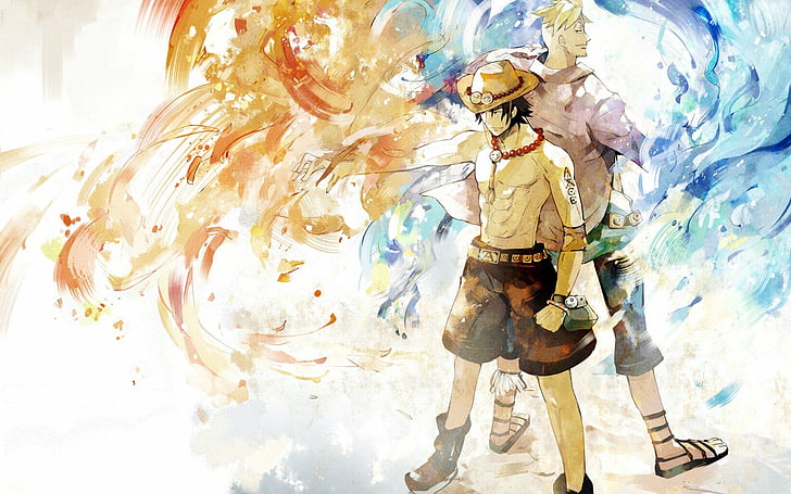 One Piece Portgat D. Ace and Marco wallpaper, Anime, Marco (One Piece)
