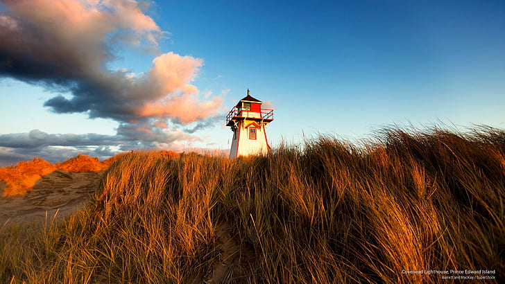 Covehead Lighthouse, Prince Edward Island, National Parks, HD wallpaper