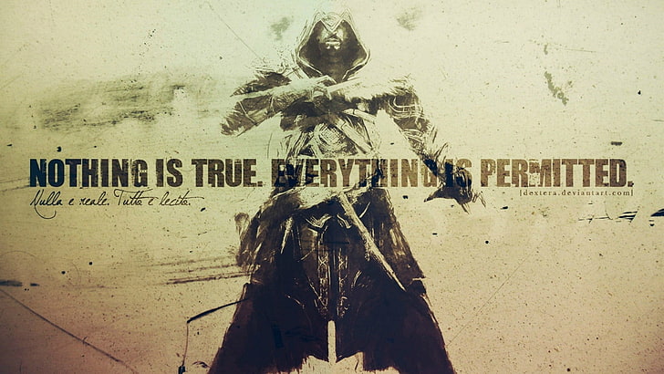 text, Assassin's Creed, Ezio Auditore da Firenze, architecture, HD wallpaper