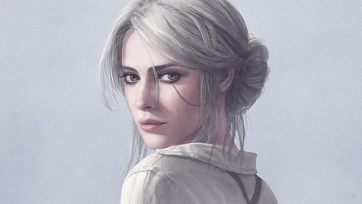 female anime character, The Witcher, The Witcher 3: Wild Hunt, HD wallpaper
