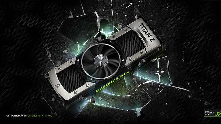 GeForce, Nvidia GTX, technology, indoors, broken, no people