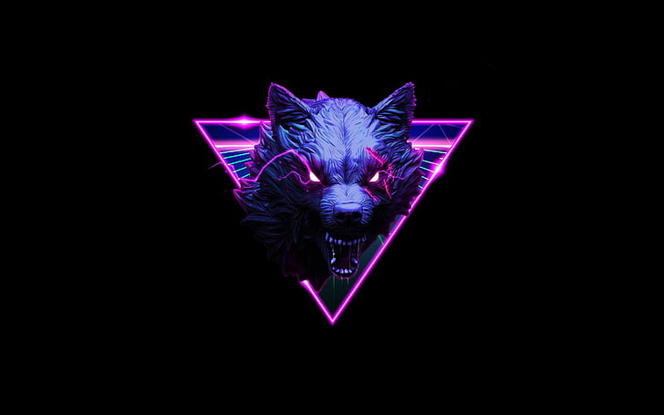 Cool Neon Wolf Wallpapers  Wolfwallpaperspro  Wolf pictures Wolf  wallpaper Animal wallpaper