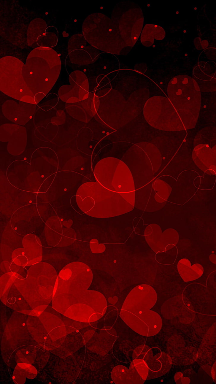 HD wallpaper: Valentines Day Pretty Hearts, red heart wallpaper ...