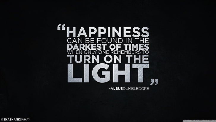 black background with text overlay, Harry Potter, Albus Dumbledore, HD wallpaper