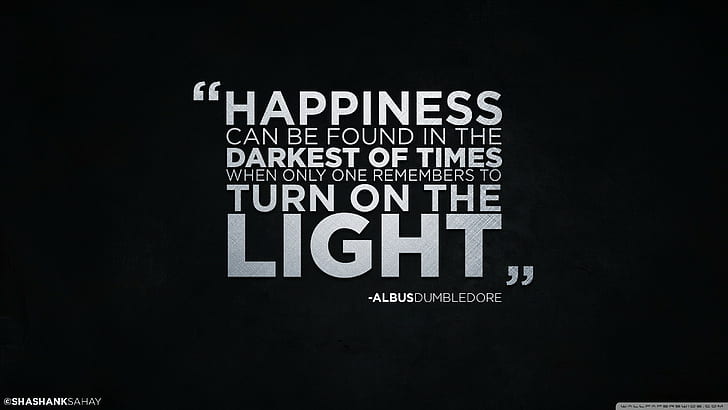 simple background, Albus Dumbledore, Harry Potter, quote