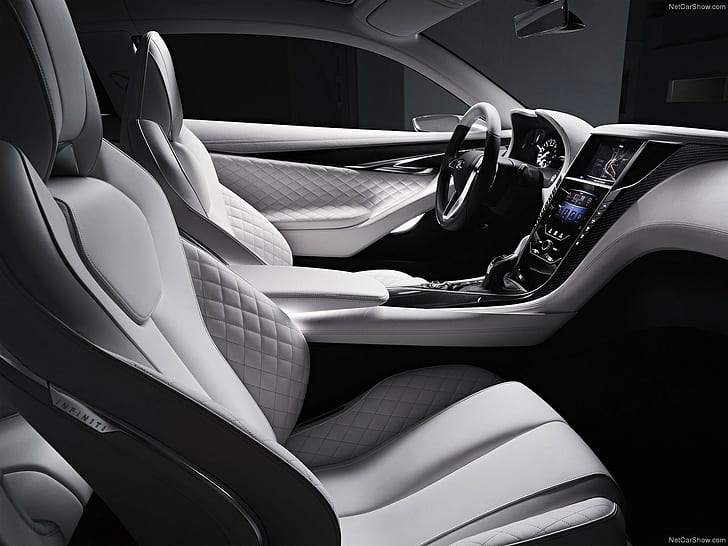 Infiniti, 2015 Infiniti Q60 Coupe, concept cars, twin-turbo, HD wallpaper