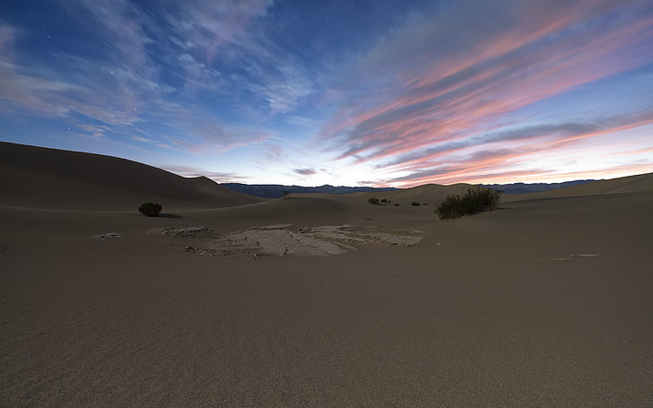 desert, landscape, dune, sunrise, hills, scenics - nature, sky, HD wallpaper