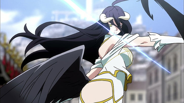 HD wallpaper Anime Overlord Albedo Overlord Overlord Anime   Wallpaper Flare