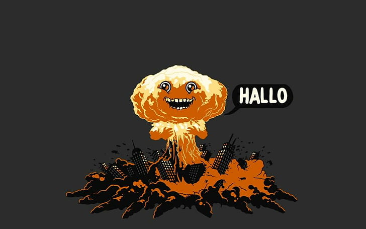 Funny Nuclear Explosions, HD wallpaper