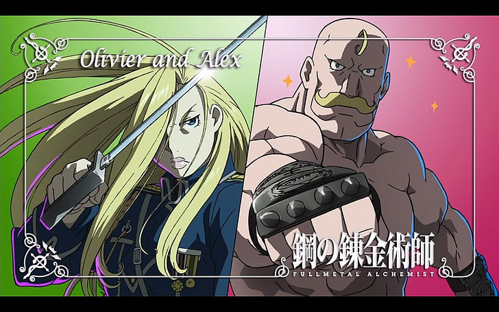 fullmetal alchemist alex louis armstrong olivier mira armstrong Anime Full Metal Alchemist HD Art, HD wallpaper