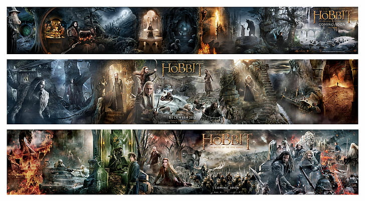 adventure, armies, battle, battle-five-armies, fantasy, hobbit, HD wallpaper