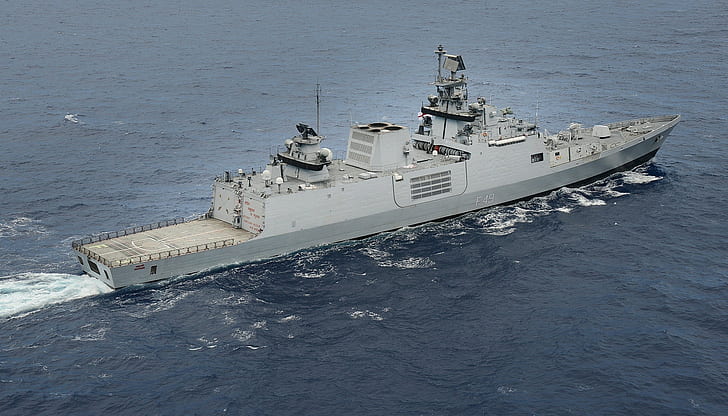 warship, Shivalik-class frigate, Indian-Navy, HD wallpaper