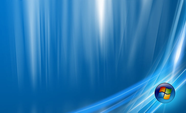 Windows Vista Aero 50, Microsoft logo, blue, no people, light - natural phenomenon, HD wallpaper