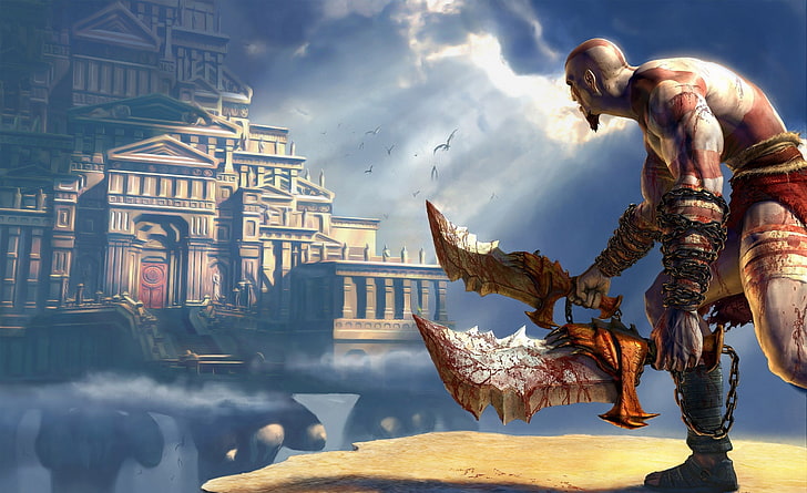 HD wallpaper: God Of War 2, God of War wallpaper, Games, Kratos,  action-adventure game | Wallpaper Flare