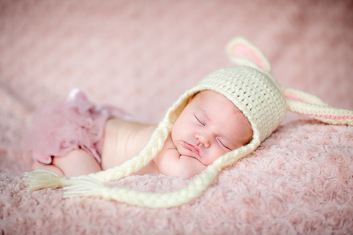 HD wallpaper: baby's beige beanie, child, face, sweet, kid, newborn, cute,  small | Wallpaper Flare