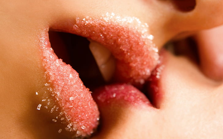 sugar lips kiss, Best s, HD wallpaper