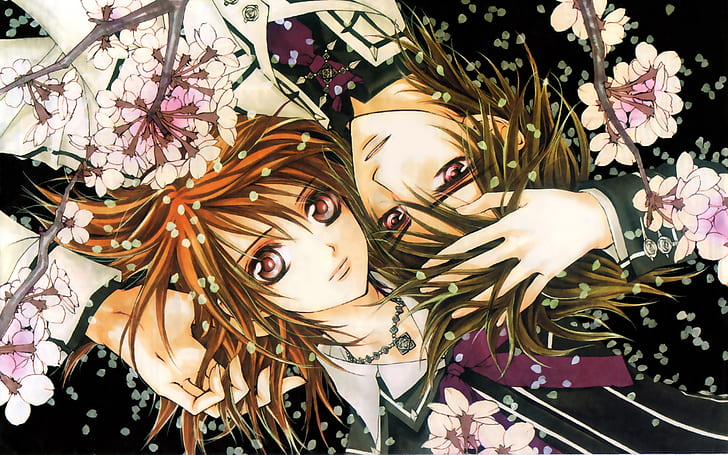 vampire knight anime manga flower petals yuki cross 1920x1200  Anime Vampire Knight HD Art, HD wallpaper
