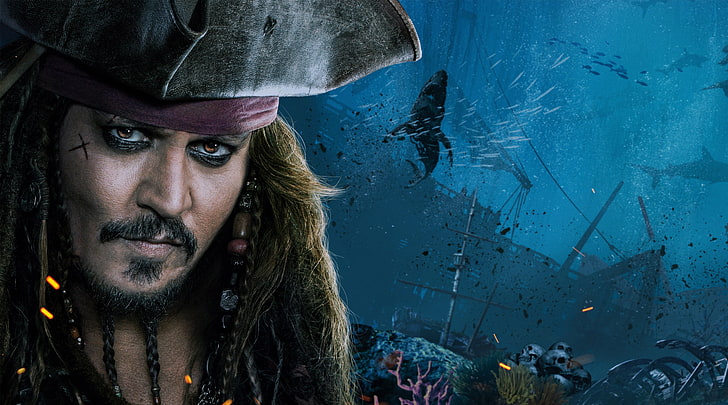 Pirates of the Caribbean: Dead Men Tell No Tales, movies, portrait, HD wallpaper
