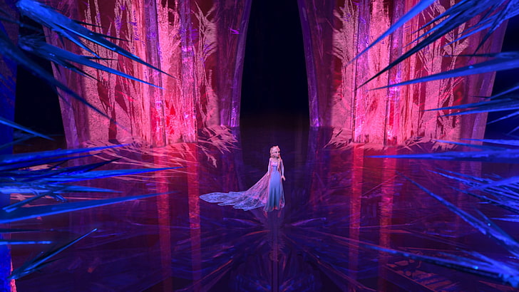 Disney Frozen Queen Elsa digital wallpaper, Frozen (movie), Princess Elsa, HD wallpaper