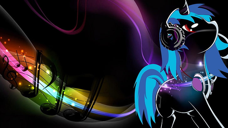 My Little Pony character digital wallpaper, house music, dubstep, HD wallpaper