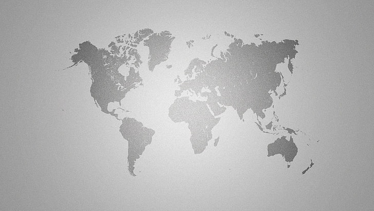 world map illustration, no people, physical geography, nature