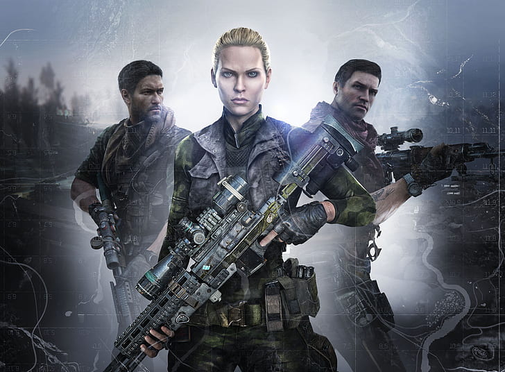 video games, Sniper: Ghost Warrior 3, women, soldier, weapon