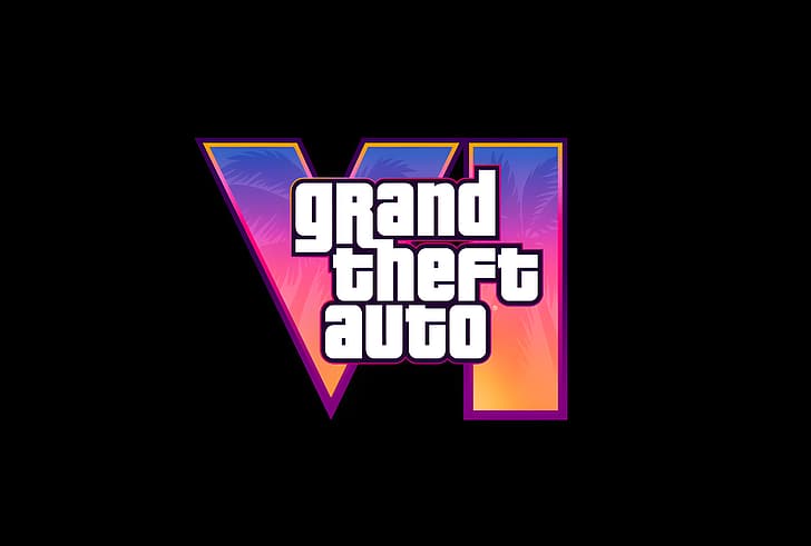 Rockstar Games, Grand Theft Auto 6, GTA VI, artwork, logo, HD wallpaper