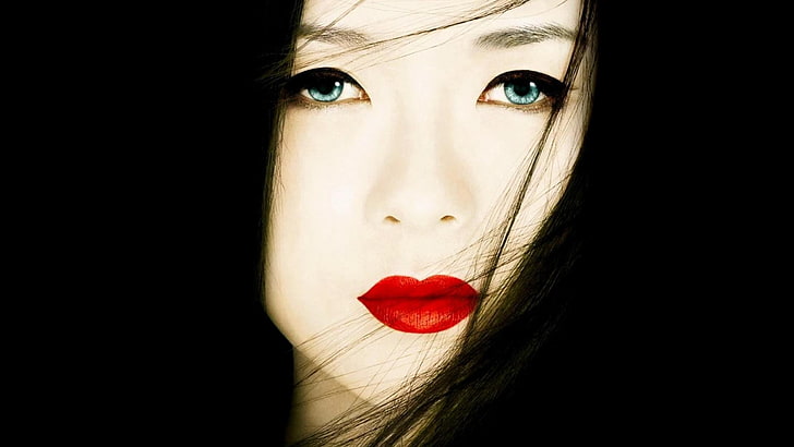 Geisha movie poster, Memoirs of a Geisha, face, movies, beautiful woman, HD wallpaper