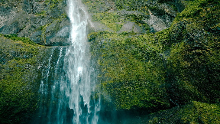 waterfalls, nature, scenics - nature, beauty in nature, motion, HD wallpaper