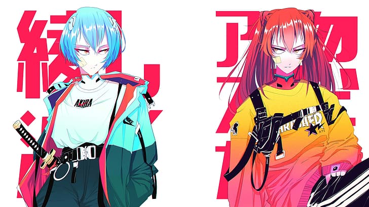 Vinne, Neon Genesis Evangelion, Asuka Langley Shikinami, Asuka Langley Soryu, HD wallpaper
