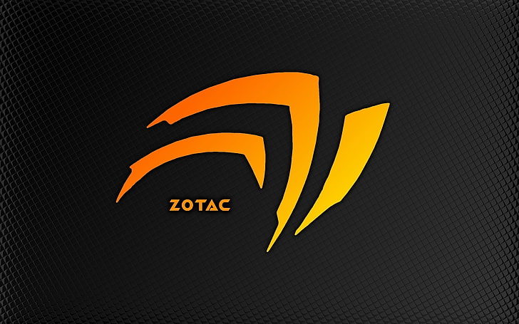 ZOTAC logo, graphics, hardware, computer, part, vector, illustration, HD wallpaper