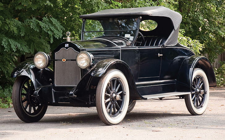 1924 Buick, black classic convertible coupe, cars, 1920x1200, HD wallpaper