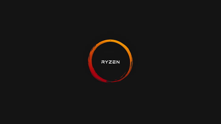 AMD, computer, graphics card, artwork, minimalism, simple background
