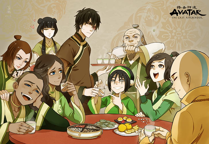 Avatar (Anime), Avatar: The Last Airbender, Aang (Avatar), Black Hair, HD wallpaper