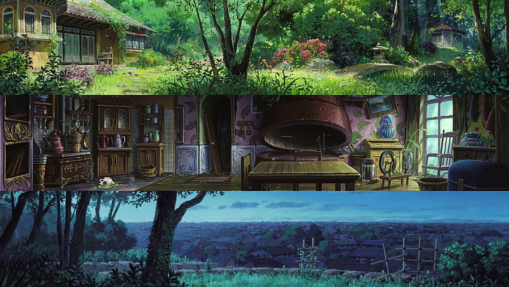 anime, Studio Ghibli, Kari-gurashi no Arietti, architecture, HD wallpaper