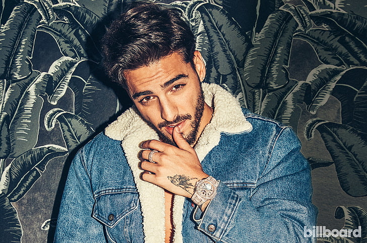 Maluma, men, portrait, one person, front view, casual clothing