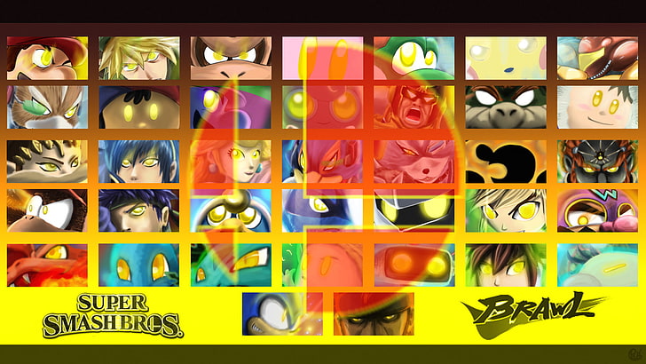 Super Smash Bros., Super Smash Bros. Brawl, Bowser, Bulbasaur (Pokémon), HD wallpaper
