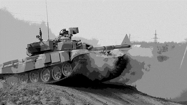 tank, T-90, HD wallpaper