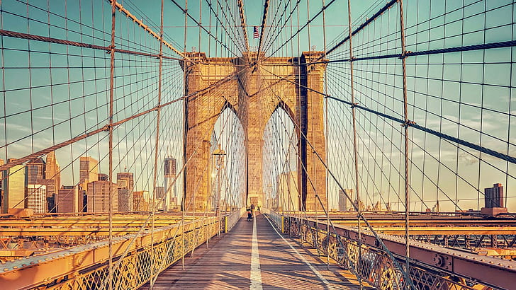 Free download | HD wallpaper: Brooklyn Bridge Bridge New York Buildings ...