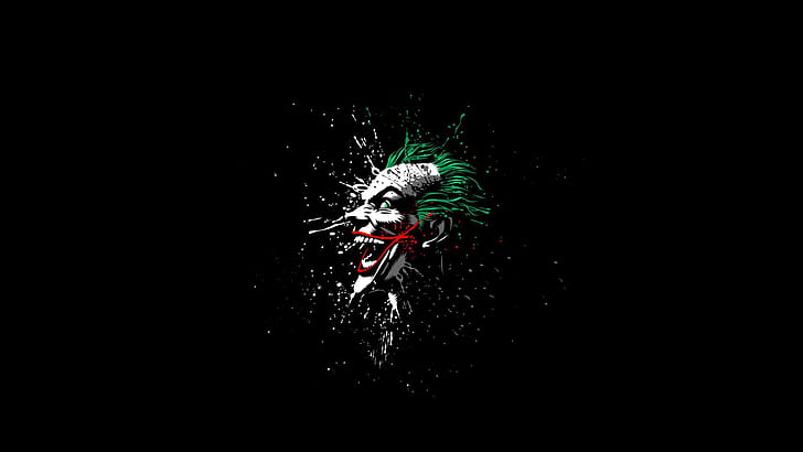 artwork, Batman, black, comics, Green, Joker, red, white
