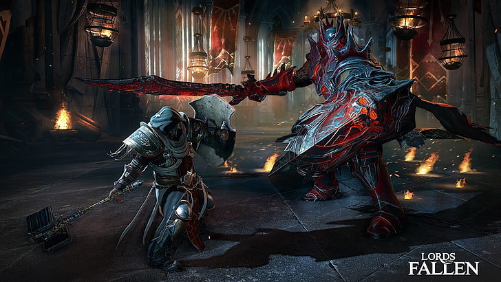 monster illustration Lords of the Fallen video games #4K