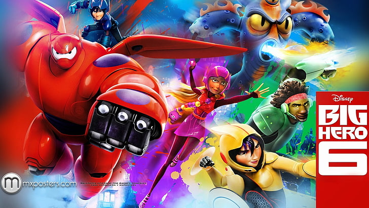 HD wallpaper: Disney Big Hero 6 graphic wallpaper, animated movies, Baymax (Big  Hero 6) | Wallpaper Flare
