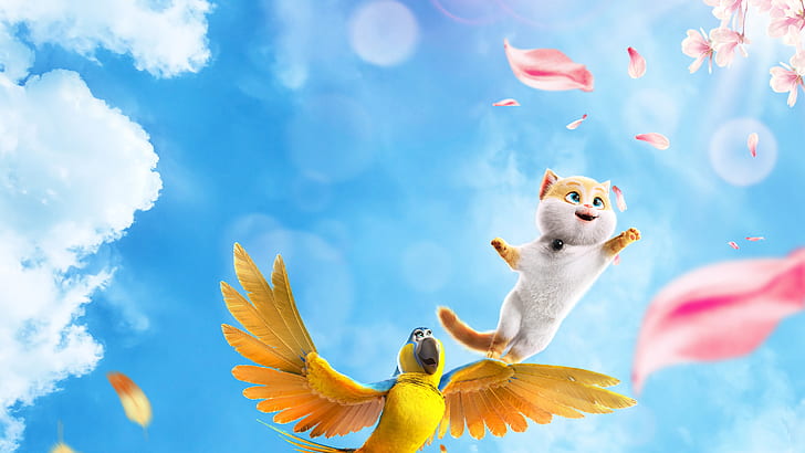 HD wallpaper: cats and paachtopia, animated movies, 2018 movies, hd, 4k,  animal | Wallpaper Flare